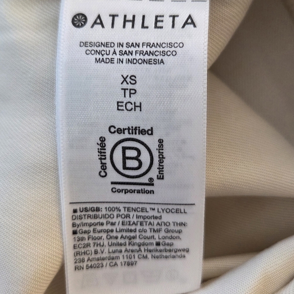 Athleta Cream Celestial Utility Cargo Pants Size XS - Picture 4 of 5